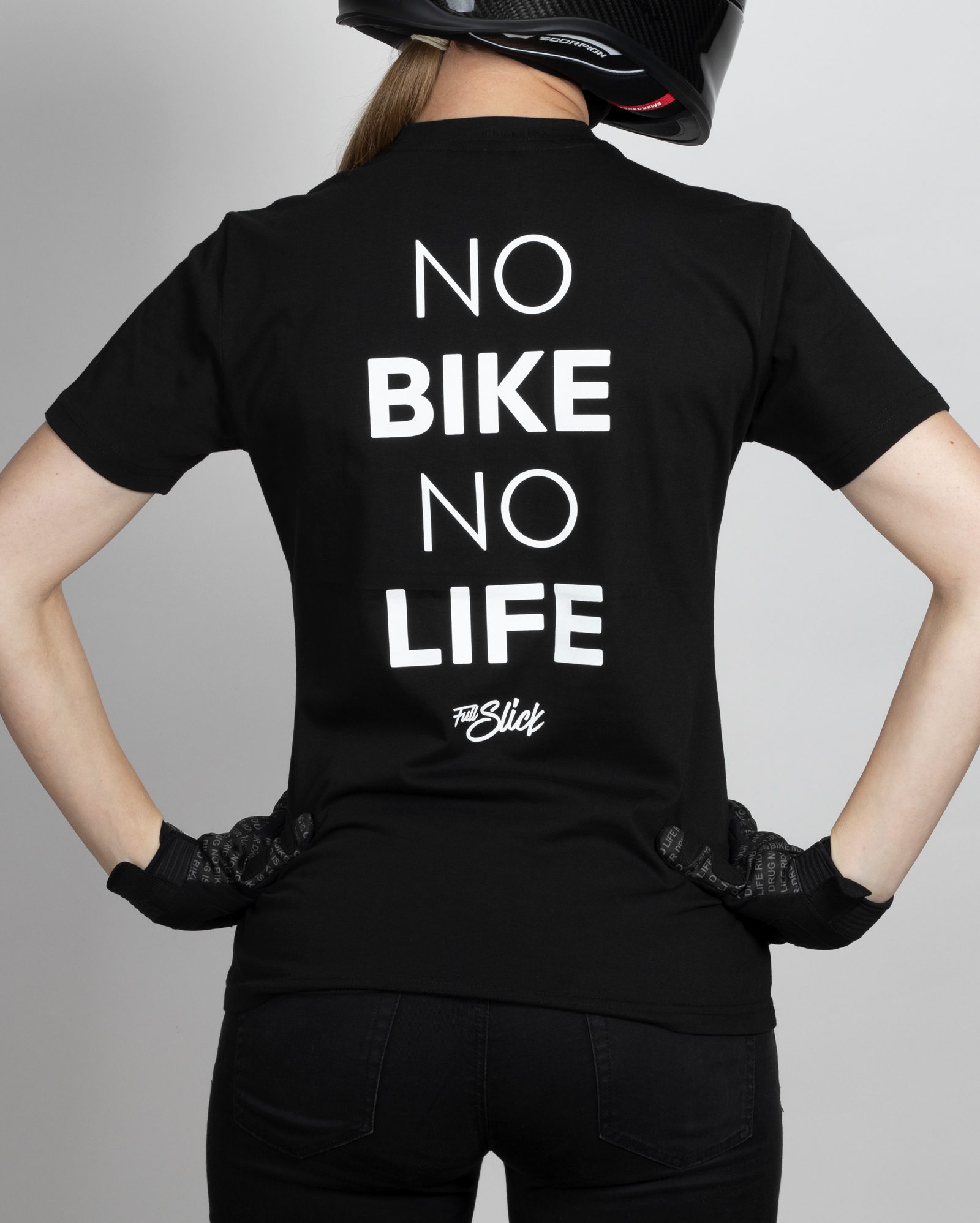 T-Shirt No Bike No Life, 100% Cotone, 12 Colori, Taglie S-3XL, Per Biker E Motociclisti